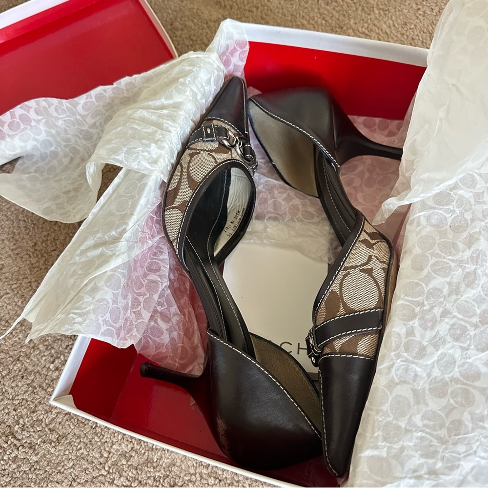 Coach Brown Women's Heels